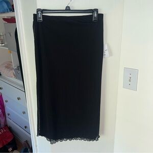 Black Midi Skirt